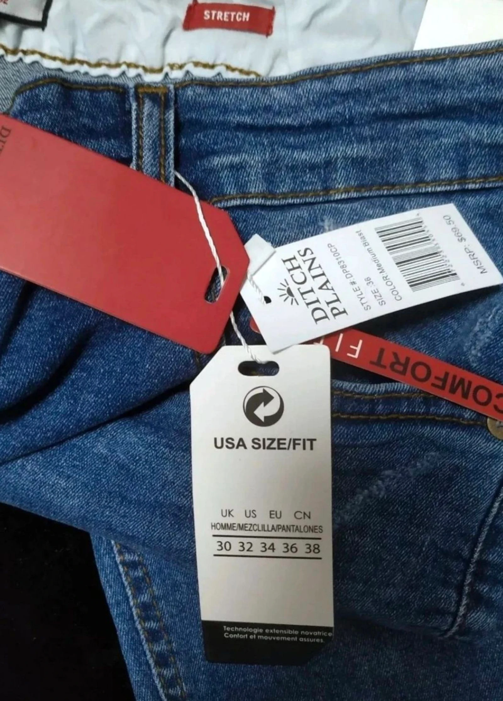 Skinny Ditch Plains jeans US/ES 46 – photo 4